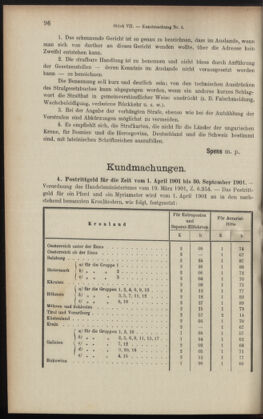 Verordnungsblatt des K.K. Justizministeriums 19010415 Seite: 2