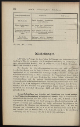 Verordnungsblatt des K.K. Justizministeriums 19010517 Seite: 16