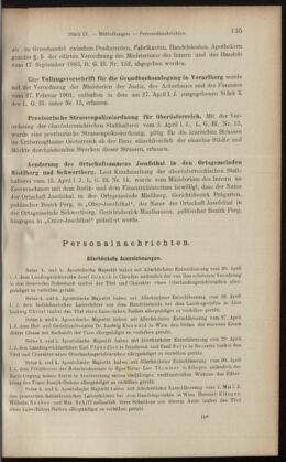 Verordnungsblatt des K.K. Justizministeriums 19010517 Seite: 19