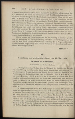 Verordnungsblatt des K.K. Justizministeriums 19010517 Seite: 2