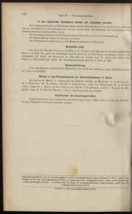 Verordnungsblatt des K.K. Justizministeriums 19010517 Seite: 22