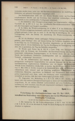 Verordnungsblatt des K.K. Justizministeriums 19010531 Seite: 2