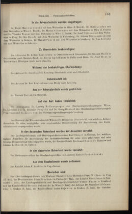 Verordnungsblatt des K.K. Justizministeriums 19010701 Seite: 7