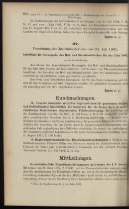 Verordnungsblatt des K.K. Justizministeriums 19010814 Seite: 4