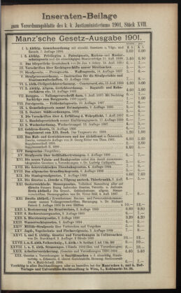 Verordnungsblatt des K.K. Justizministeriums 19011014 Seite: 15