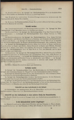 Verordnungsblatt des K.K. Justizministeriums 19011030 Seite: 9