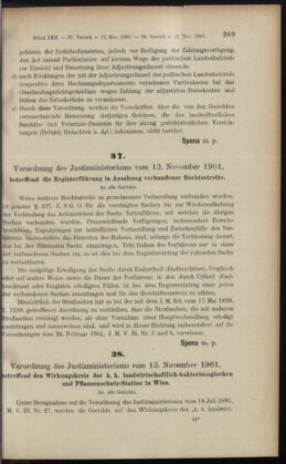 Verordnungsblatt des K.K. Justizministeriums 19011129 Seite: 3