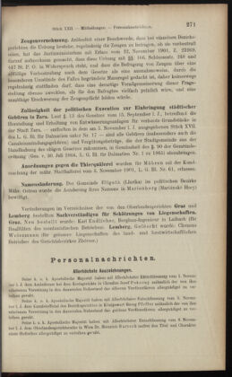 Verordnungsblatt des K.K. Justizministeriums 19011129 Seite: 5