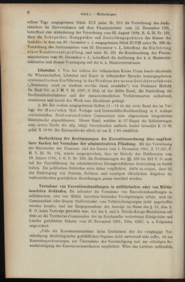 Verordnungsblatt des K.K. Justizministeriums 19020115 Seite: 8