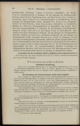 Verordnungsblatt des K.K. Justizministeriums 19020215 Seite: 10