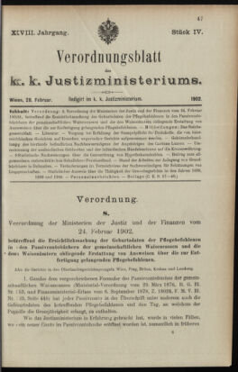 Verordnungsblatt des K.K. Justizministeriums