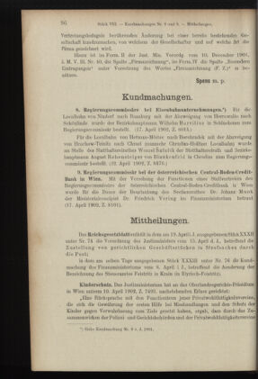 Verordnungsblatt des K.K. Justizministeriums 19020428 Seite: 2