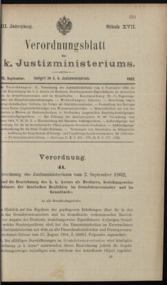 Verordnungsblatt des K.K. Justizministeriums