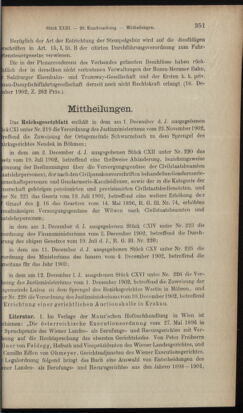 Verordnungsblatt des K.K. Justizministeriums 19021219 Seite: 13