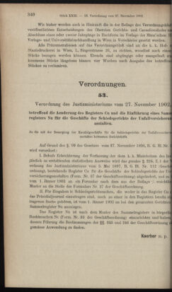 Verordnungsblatt des K.K. Justizministeriums 19021219 Seite: 2