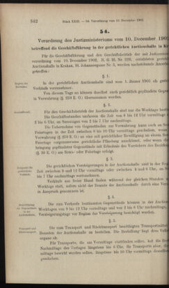 Verordnungsblatt des K.K. Justizministeriums 19021219 Seite: 4