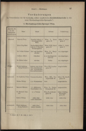 Verordnungsblatt des K.K. Justizministeriums 19030130 Seite: 11