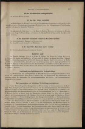 Verordnungsblatt des K.K. Justizministeriums 19030216 Seite: 15