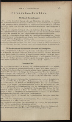 Verordnungsblatt des K.K. Justizministeriums 19030216 Seite: 29