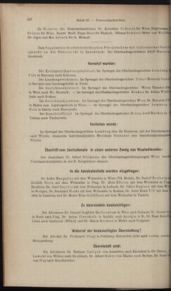 Verordnungsblatt des K.K. Justizministeriums 19030216 Seite: 30