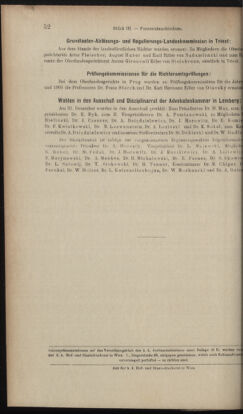 Verordnungsblatt des K.K. Justizministeriums 19030216 Seite: 32