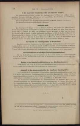 Verordnungsblatt des K.K. Justizministeriums 19030430 Seite: 16