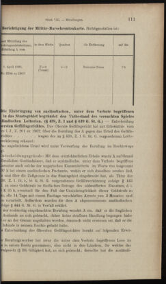 Verordnungsblatt des K.K. Justizministeriums 19030430 Seite: 25