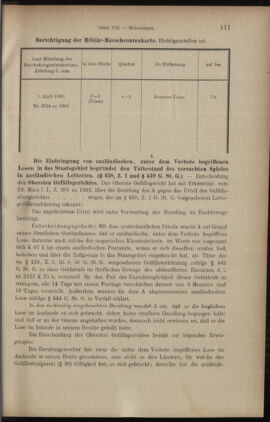 Verordnungsblatt des K.K. Justizministeriums 19030430 Seite: 9