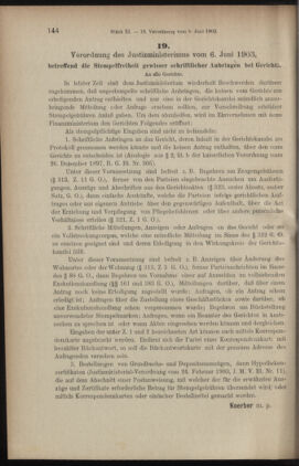 Verordnungsblatt des K.K. Justizministeriums 19030616 Seite: 2