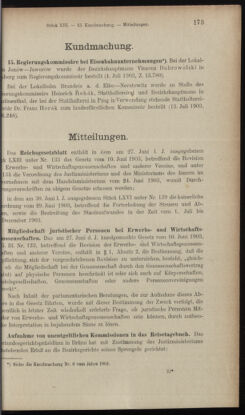 Verordnungsblatt des K.K. Justizministeriums 19030717 Seite: 31