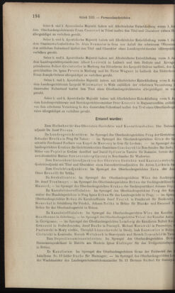 Verordnungsblatt des K.K. Justizministeriums 19030717 Seite: 52