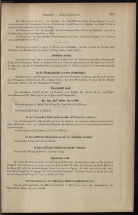 Verordnungsblatt des K.K. Justizministeriums 19030731 Seite: 7