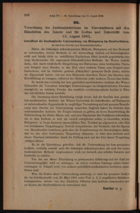 Verordnungsblatt des K.K. Justizministeriums 19030820 Seite: 2