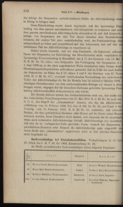 Verordnungsblatt des K.K. Justizministeriums 19030901 Seite: 10