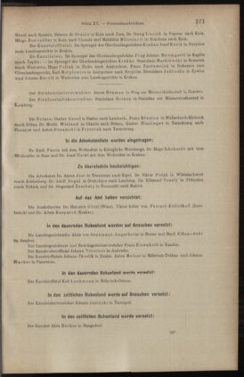 Verordnungsblatt des K.K. Justizministeriums 19031103 Seite: 19