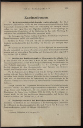 Verordnungsblatt des K.K. Justizministeriums 19031103 Seite: 3