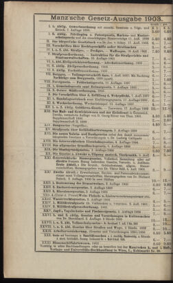 Verordnungsblatt des K.K. Justizministeriums 19031219 Seite: 34