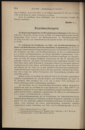 Verordnungsblatt des K.K. Justizministeriums 19031219 Seite: 8