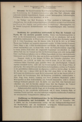 Verordnungsblatt des K.K. Justizministeriums 19040116 Seite: 28