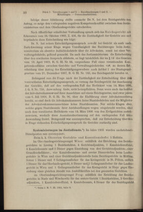 Verordnungsblatt des K.K. Justizministeriums 19040116 Seite: 30