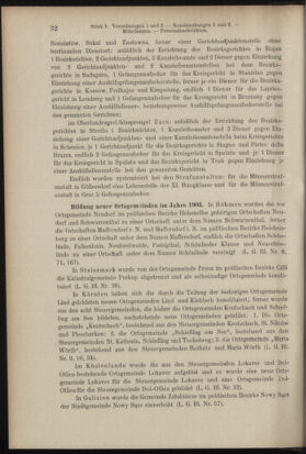 Verordnungsblatt des K.K. Justizministeriums 19040116 Seite: 32