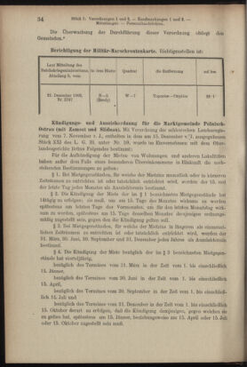 Verordnungsblatt des K.K. Justizministeriums 19040116 Seite: 34