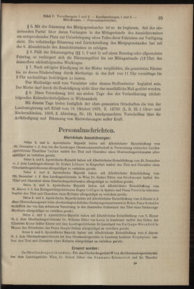 Verordnungsblatt des K.K. Justizministeriums 19040116 Seite: 35