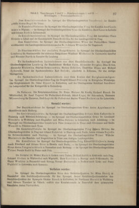 Verordnungsblatt des K.K. Justizministeriums 19040116 Seite: 37