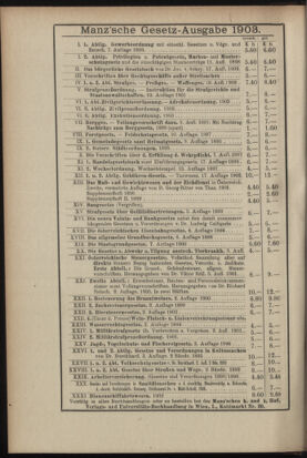 Verordnungsblatt des K.K. Justizministeriums 19040116 Seite: 40