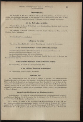 Verordnungsblatt des K.K. Justizministeriums 19040130 Seite: 15