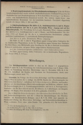 Verordnungsblatt des K.K. Justizministeriums 19040130 Seite: 3