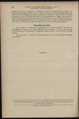 Verordnungsblatt des K.K. Justizministeriums 19040216 Seite: 32