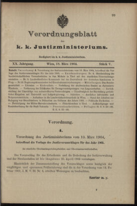 Verordnungsblatt des K.K. Justizministeriums