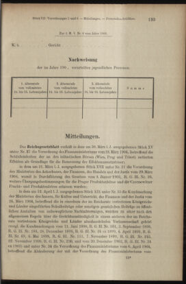 Verordnungsblatt des K.K. Justizministeriums 19040416 Seite: 3